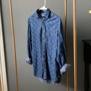 Floral/Denim Shirt